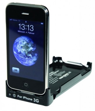 Zusatz-Akku f�r Apple iPhone 3G Li.Polymer 2250mAh extern